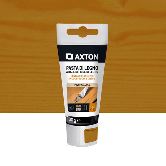 Axton wood filler paste, medium walnut, 60g