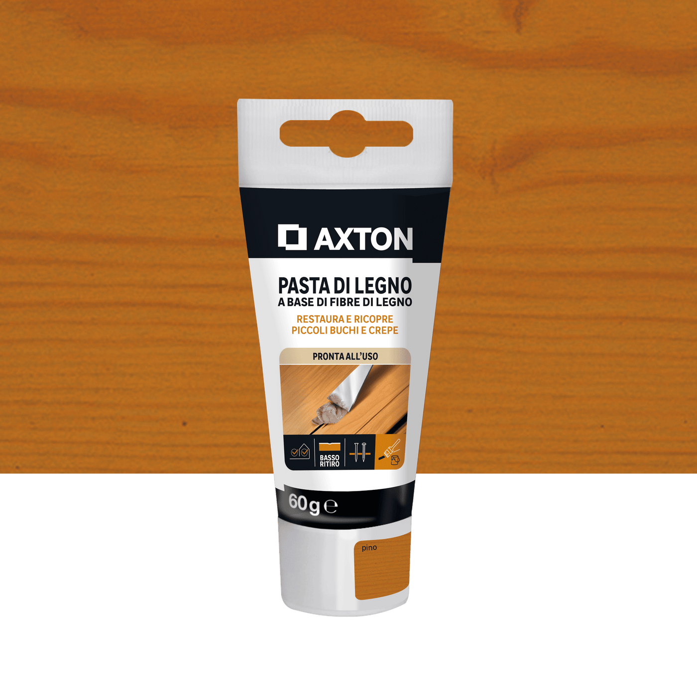 Axton wood filler paste, pine, 60g