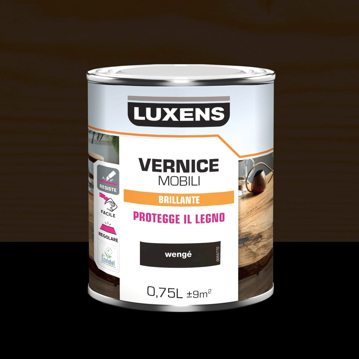 Bricocenter WENGE' WOOD PAINT 0.75 L LUXENS