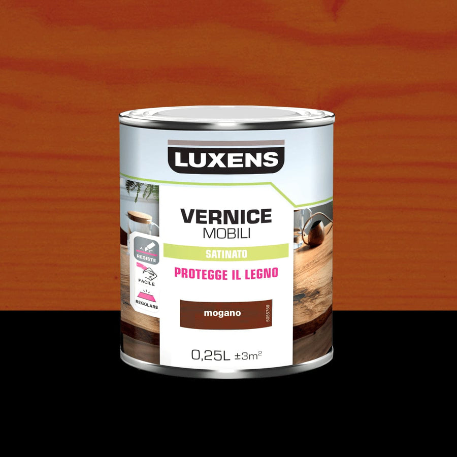 Bricocenter BRUSHED MAHOGANY WOOD VARNISH 0.25 L LUXENS