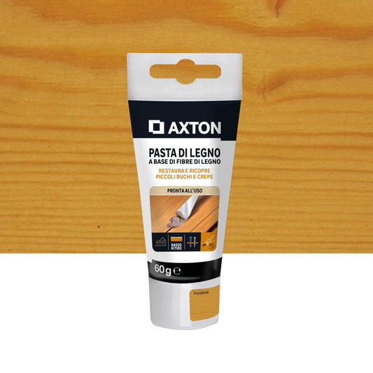 Axton wood filler paste, colourless, 60g