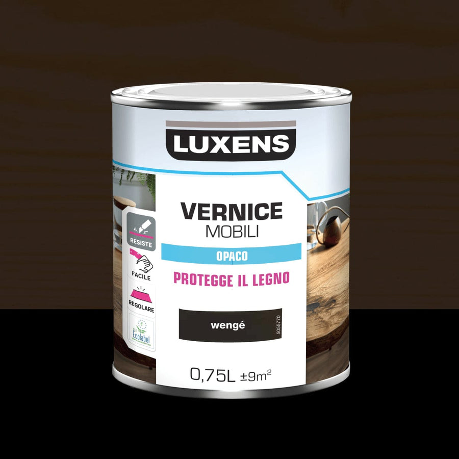 Bricocenter MATT WENGE WOOD VARNISH 0.75 L LUXENS