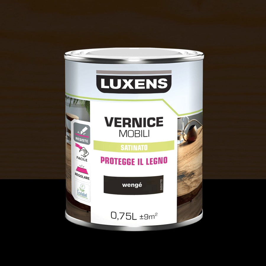 Bricocenter BRUSHED WENGE WOOD VARNISH 0.75 L LUXENS