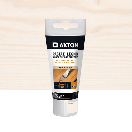 Axton wood filler paste, white, 60g