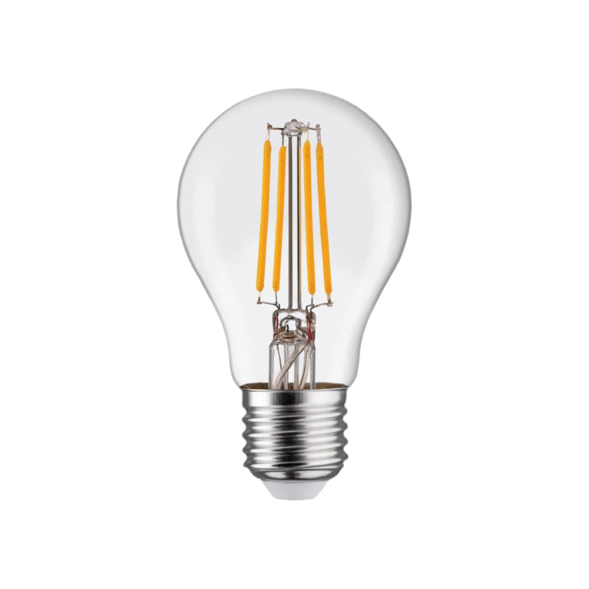 Bricocenter LED BULB E27=60W DROP TRANSPARENT WARM LIGHT