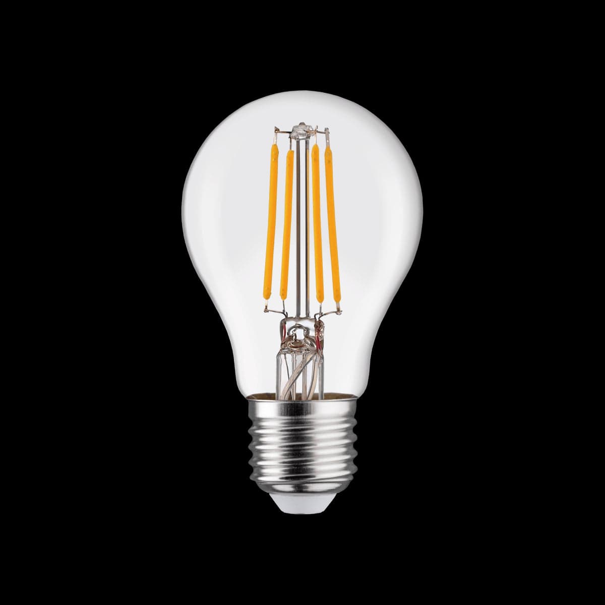 Bricocenter LED BULB E27=60W DROP TRANSPARENT WARM LIGHT