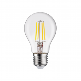 LAMPADINA LED E27=40W GOCCIA TRASPARENTE LUCE NATURALE