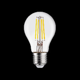 LED BULB E27=60W DROP CLEAR NATURAL LIGHT