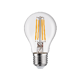 LED BULB E27=40W DROP TRANSPARENT WARM LIGHT