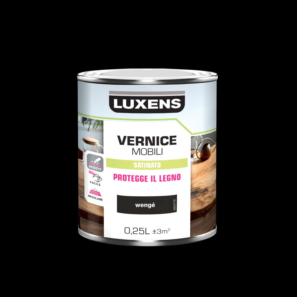 Bricocenter BRUSHED WENGE WOOD VARNISH 0.25 L LUXENS