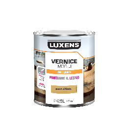 LIGHT WALNUT WOOD VARNISH 0.25 L LUXENS