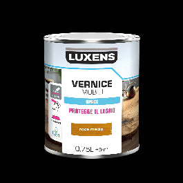 MATT MEDIUM WALNUT WOOD VARNISH 0.75 L LUXENS
