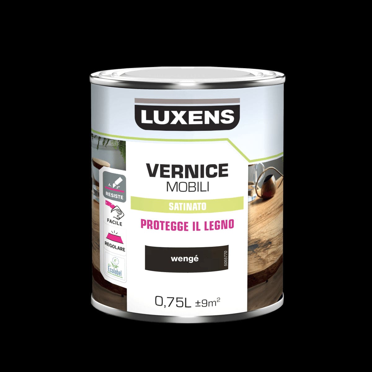 Bricocenter BRUSHED WENGE WOOD VARNISH 0.75 L LUXENS