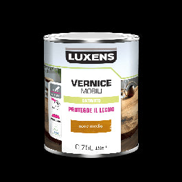 WOOD VARNISH MEDIUM WALNUT SATIN 0.75 L LUXENS