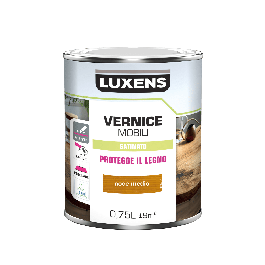 WOOD VARNISH MEDIUM WALNUT SATIN 0.75 L LUXENS
