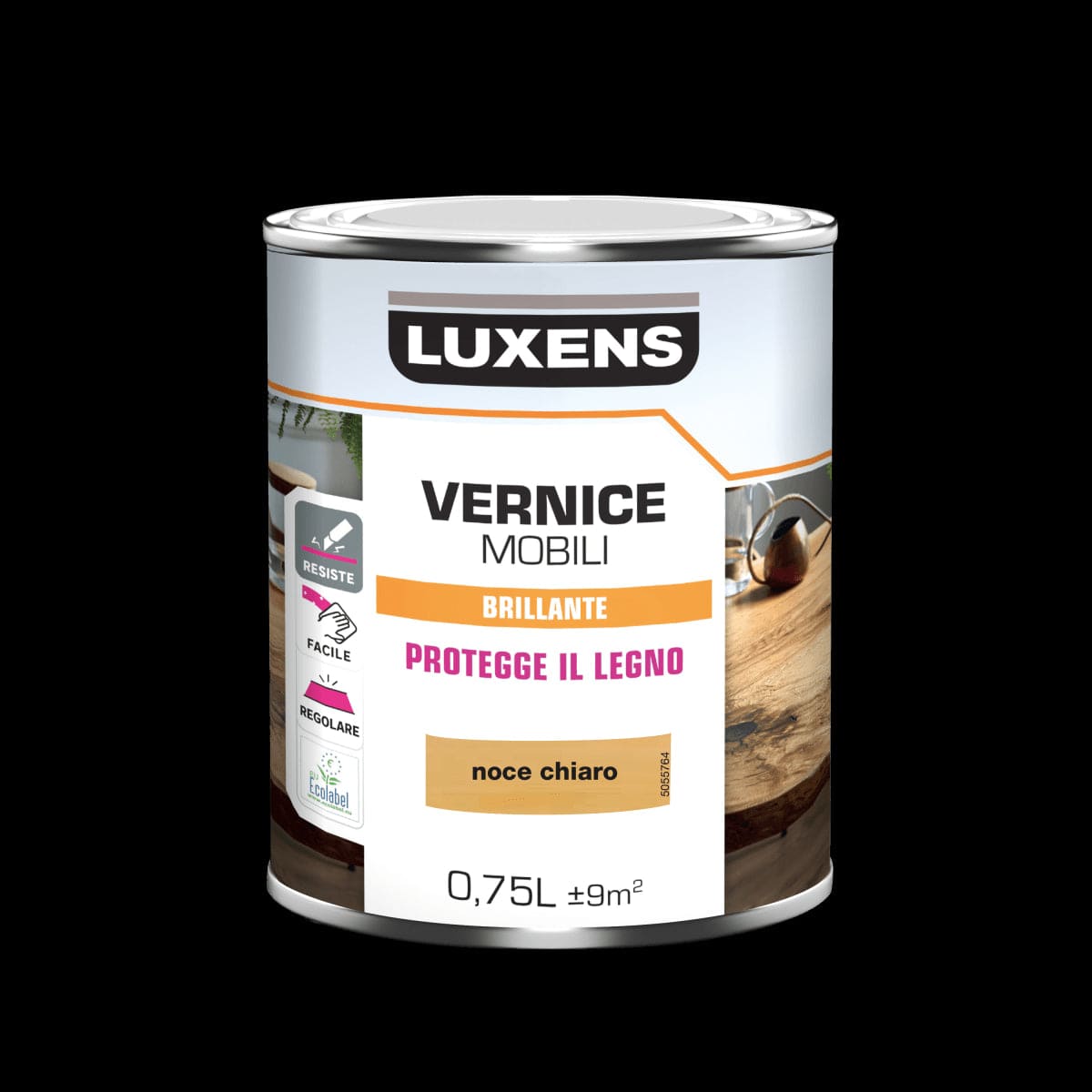 Bricocenter WOOD VARNISH LIGHT WALNUT GLOSS 0, LT LUXENS