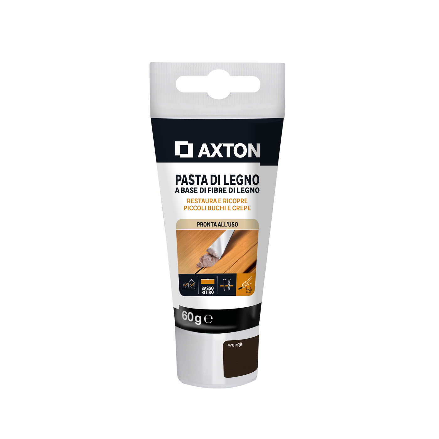 Axton wood filler paste, wenge, 60g