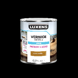 MATT MEDIUM WALNUT WOOD VARNISH 0.25 L LUXENS