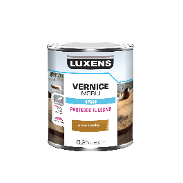 MATT MEDIUM WALNUT WOOD VARNISH 0.25 L LUXENS
