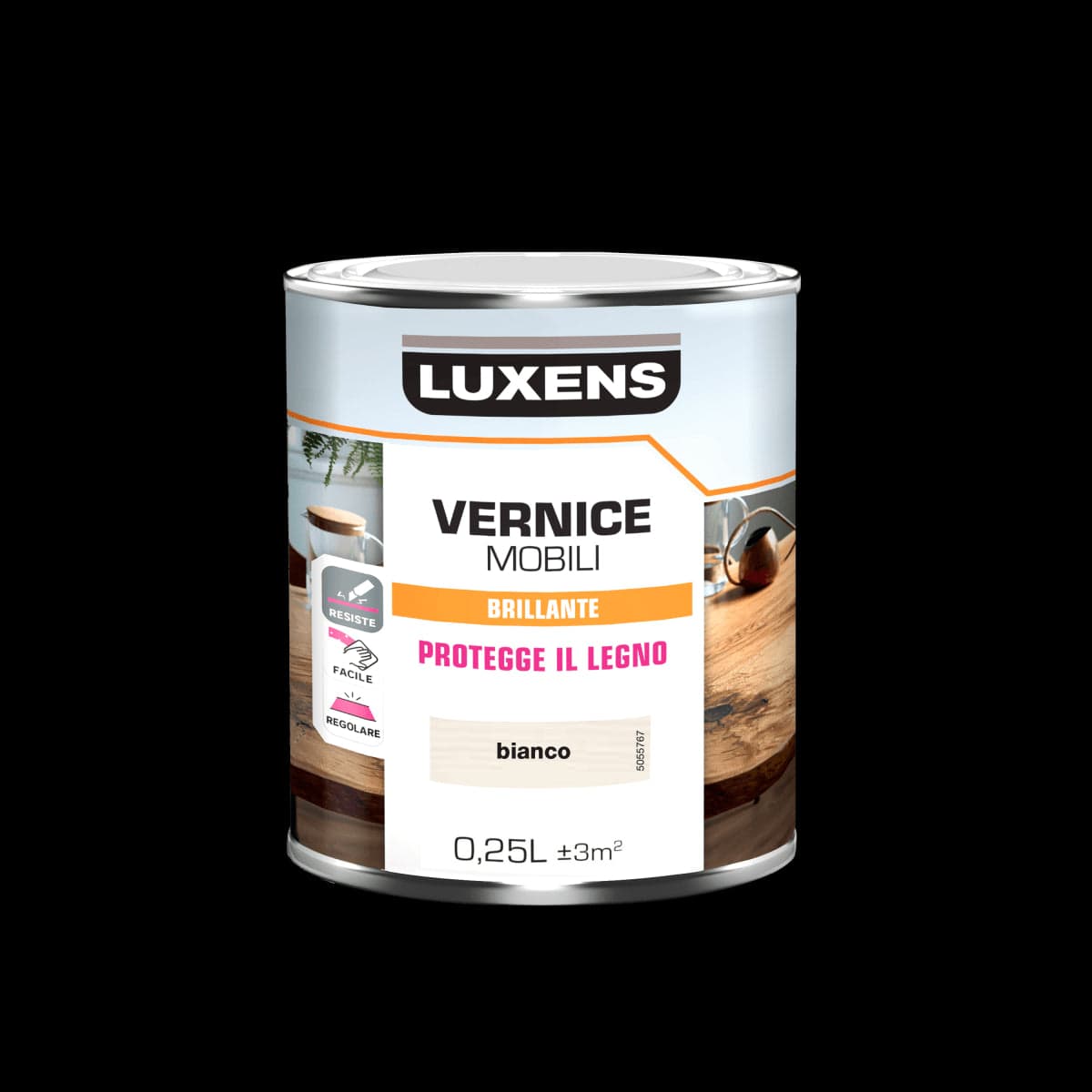 Bricocenter BRILLIANT WHITE WOOD VARNISH 0.25 L LUXENS