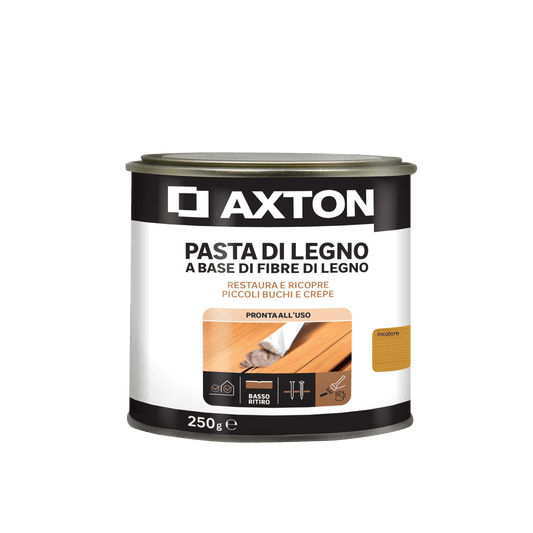 Axton wood filler paste, colourless, 250g