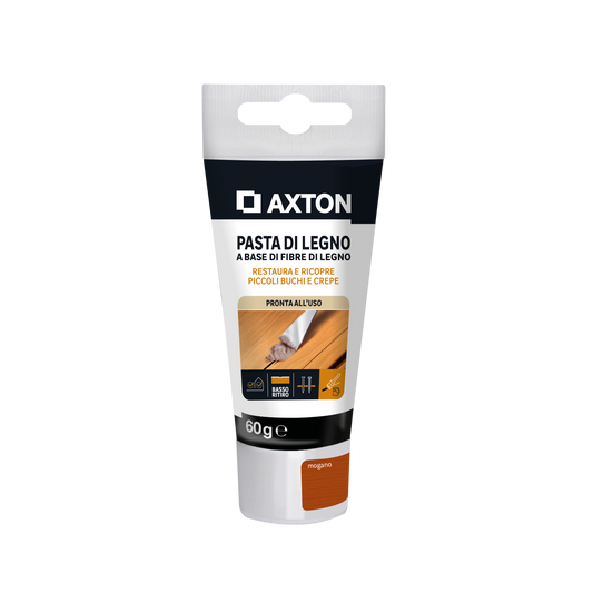 Axton wood filler paste, mahogany, 60g