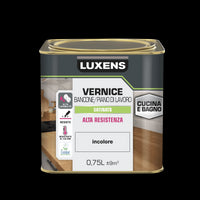 KITCHEN AND BATHROOM FLOOR PAINT COLOURLESS SATIN 0.75 L LUXENS