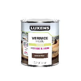 SATIN-FINISH ANTIQUE WALNUT WOOD VARNISH 0.25 L LUXENS
