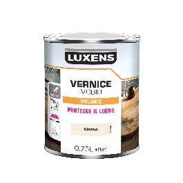 BRIGHT WHITE WOOD VARNISH 0.75 LT LUXENS