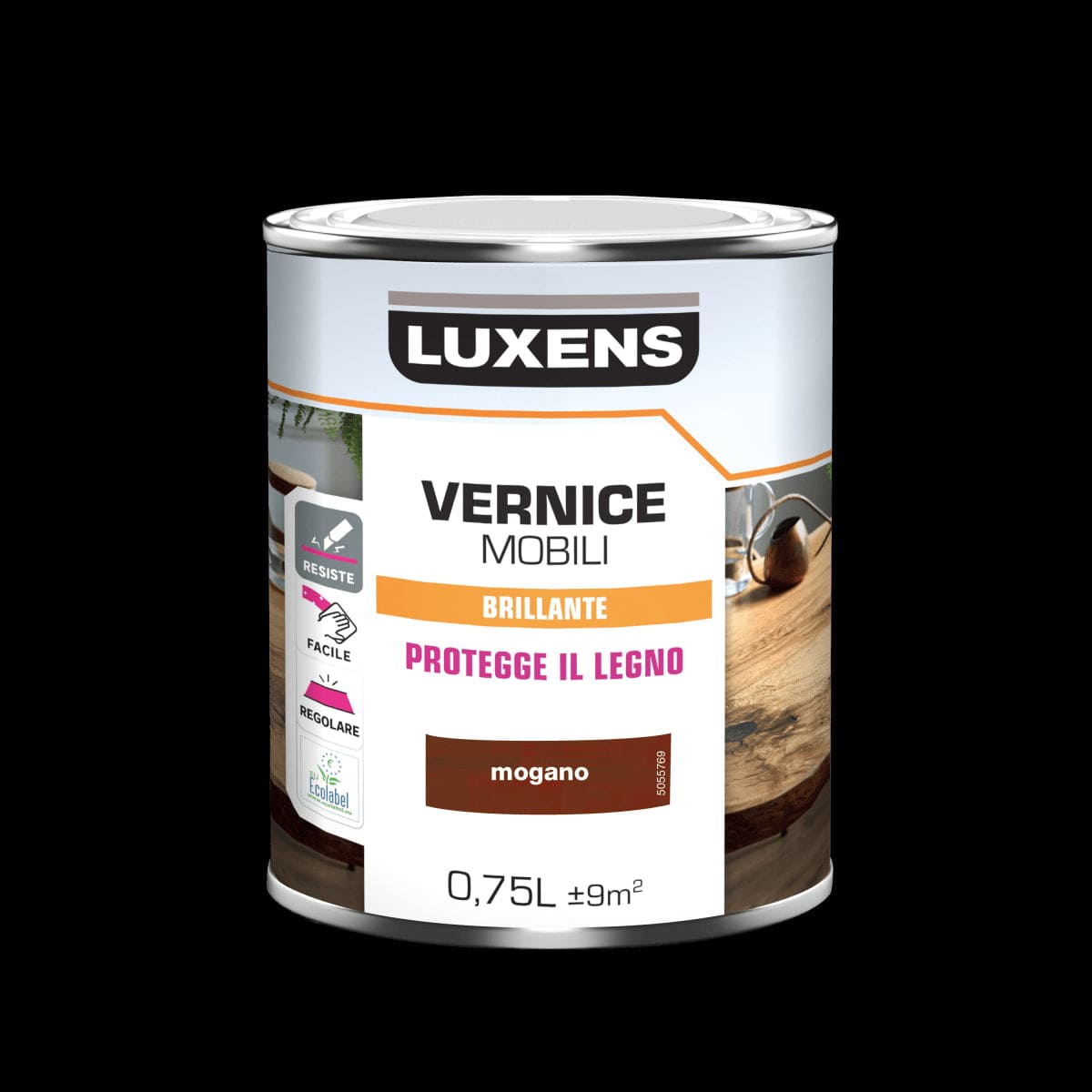 Bricocenter BRILLIANT MAHOGANY WOOD VARNISH 0.75 L LUXENS