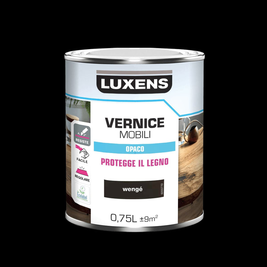 Bricocenter MATT WENGE WOOD VARNISH 0.75 L LUXENS