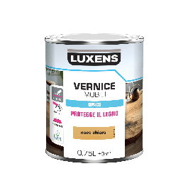 WOOD VARNISH LIGHT WALNUT MATT 0.75 L LUXENS