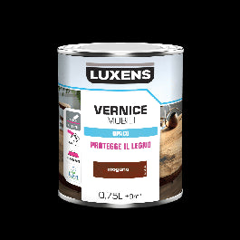 MATT MAHOGANY WOOD VARNISH 0.75 L LUXENS