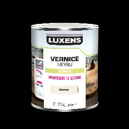WOOD VARNISH WHITE SATIN 0.75 L LUXENS