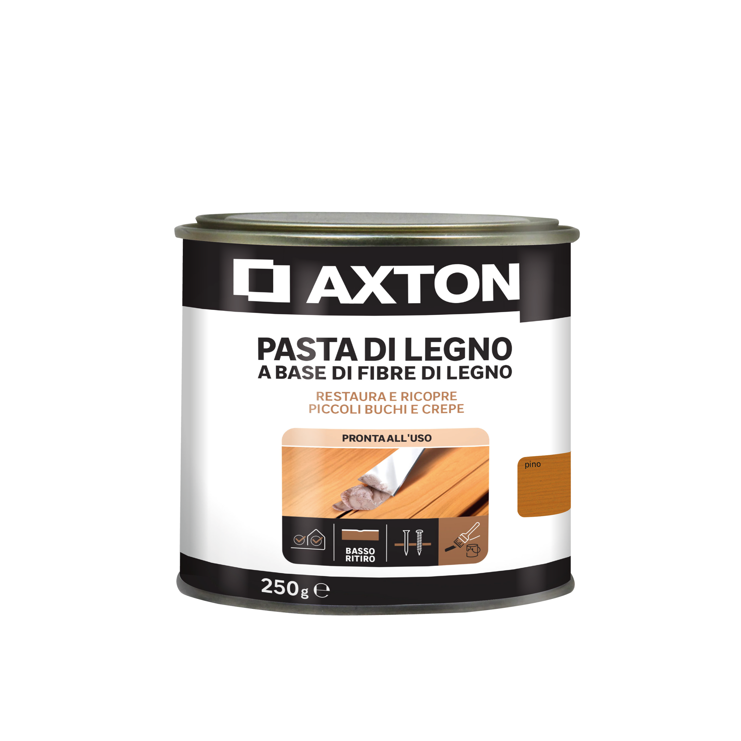 Axton wood filler paste, pine, 250g