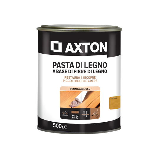 Axton wood filler paste, colourless, 500g