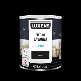 LUXENS BLACK MATT CHALKBOARD PAINT 750ML