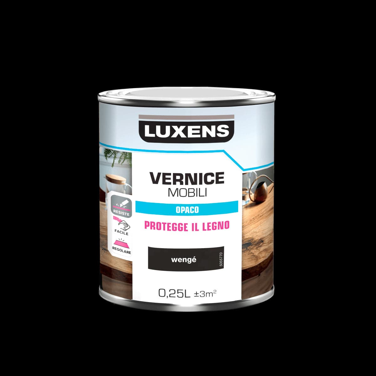 Bricocenter MATT WENGE WOOD VARNISH 0.25 L LUXENS