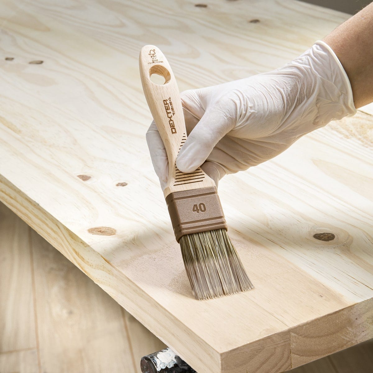 Bricocenter MATT WHITE WOOD VARNISH 0.25 L LUXENS