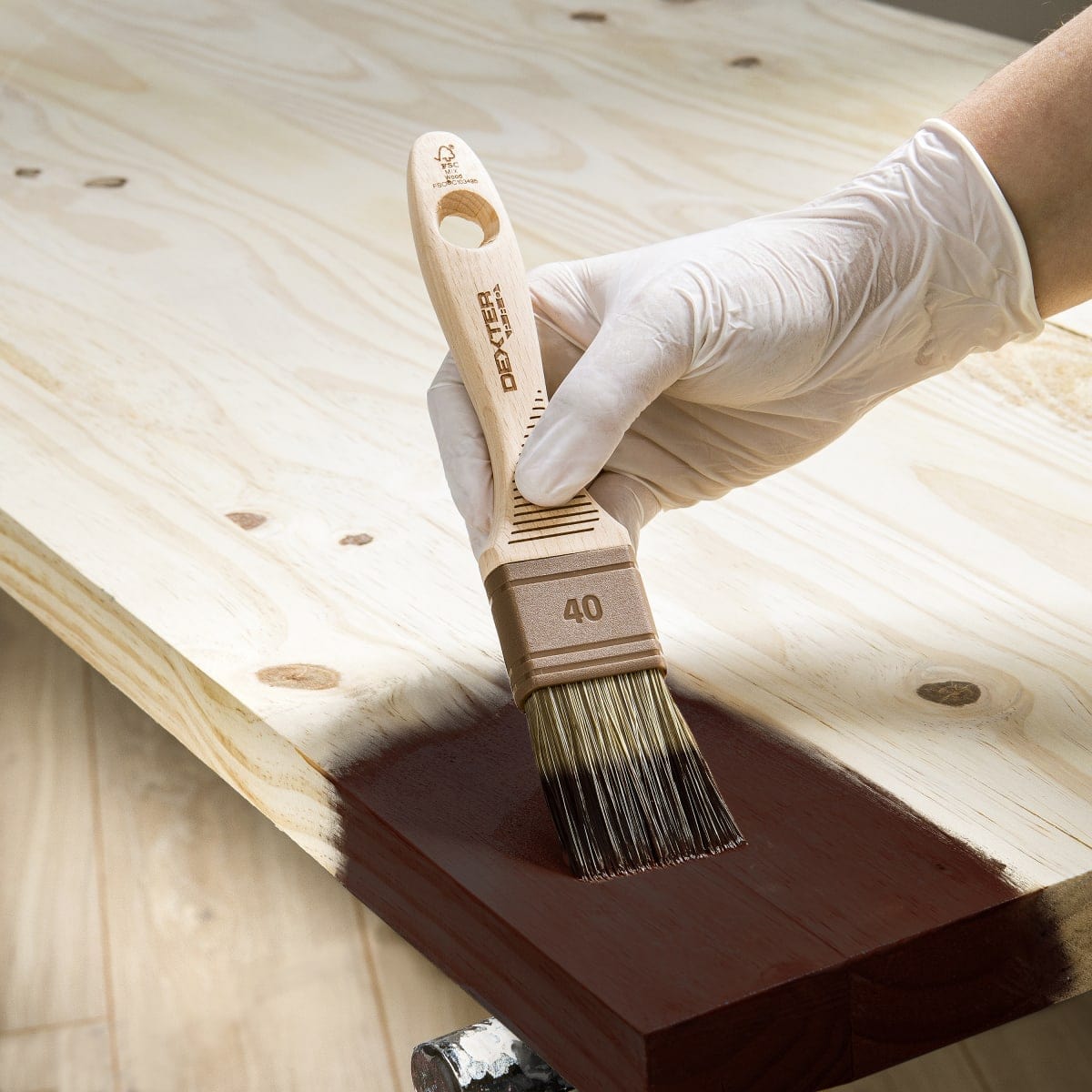 Bricocenter BRUSHED WENGE WOOD VARNISH 0.25 L LUXENS