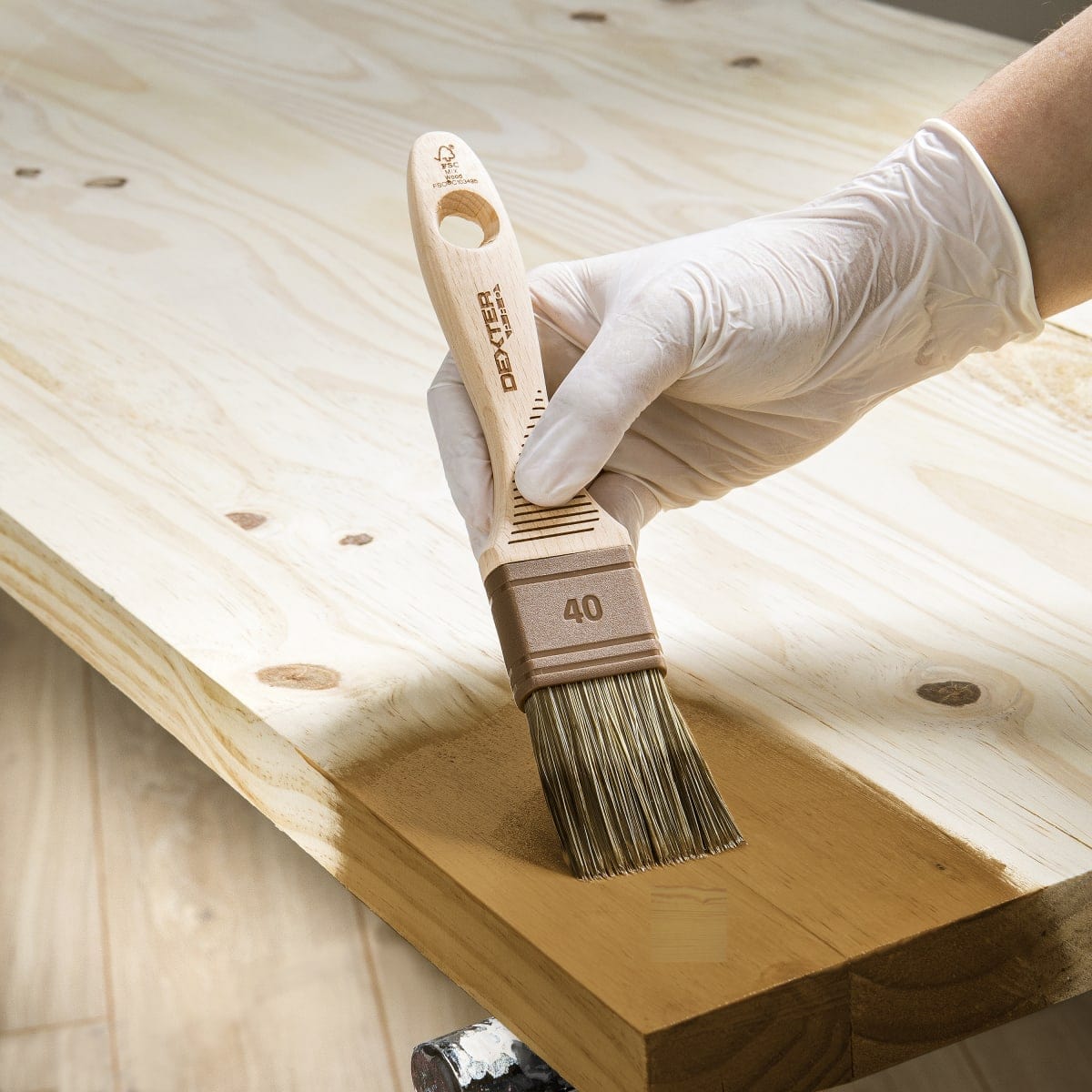 Bricocenter LIGHT WALNUT WOOD VARNISH 0.25 L LUXENS