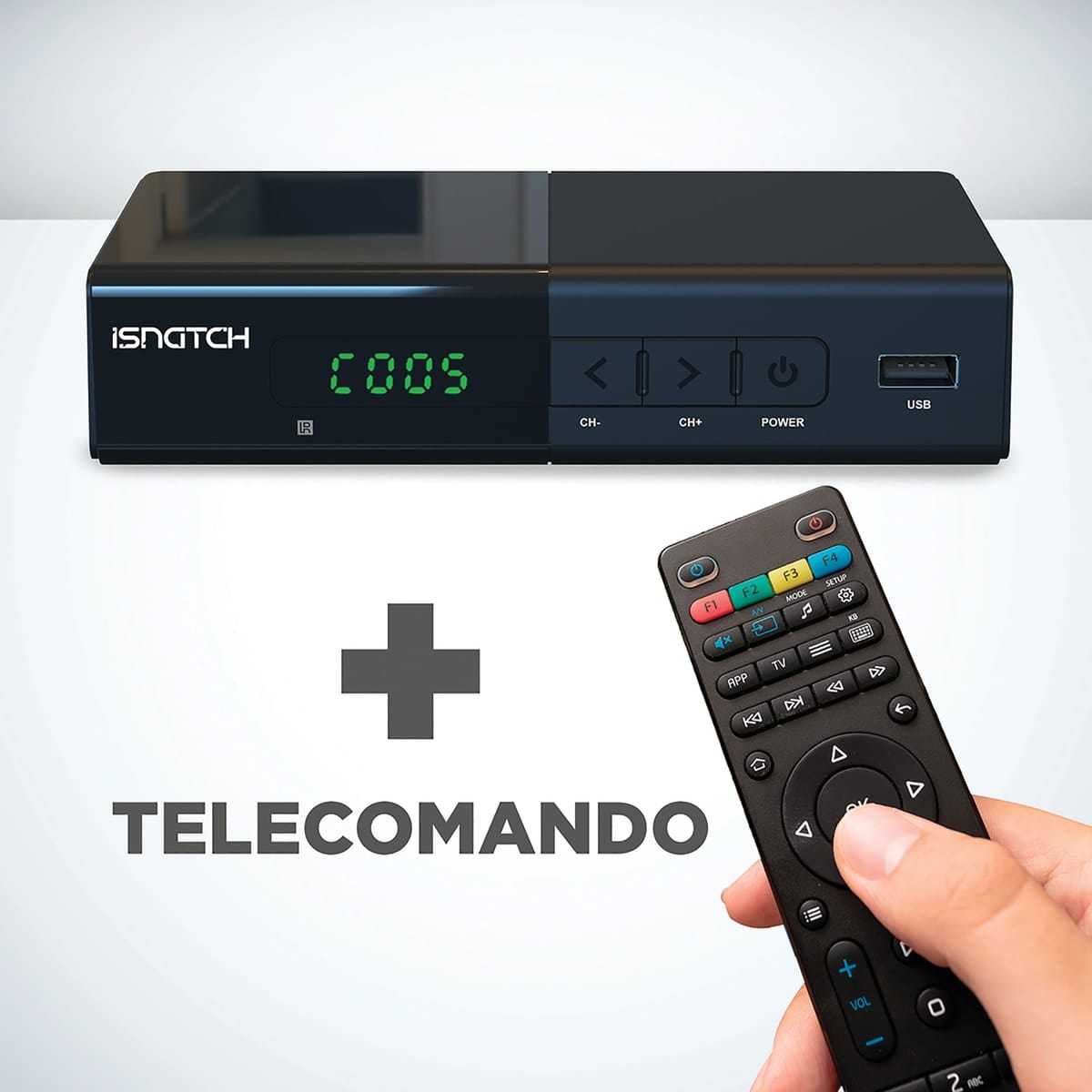 Bricocenter DIGITAL TERRESTRIAL DVB-T2 ISNATCH IS-350D DECODER