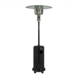 MUSHROOM GAS PATIO HEATER STEEL COLOR BLACK LPG CYLINDER FEEDING 15KG