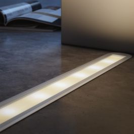 RECESSED PROFILE FOR LED STRIPS 2MT ALUMINIUM SILVER