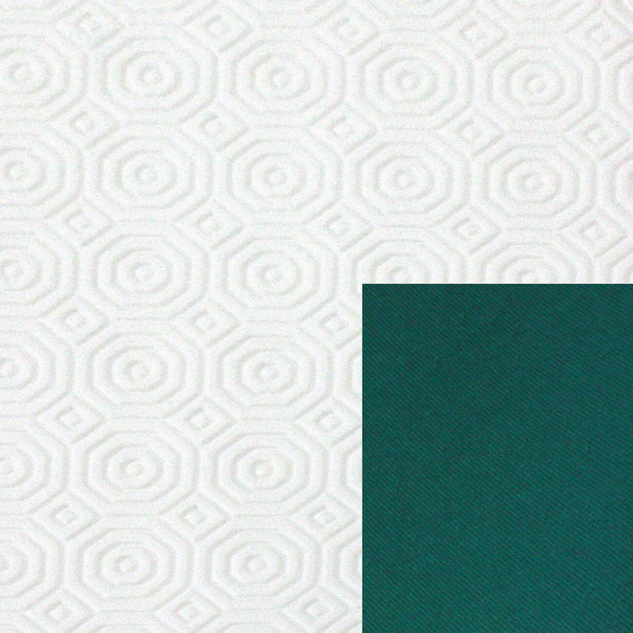 *white and green fleece, height 140 cm