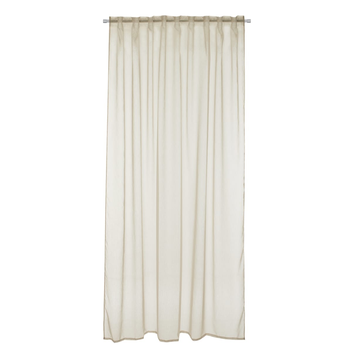 Bricocenter BEIGE SOFTY FILTER CURTAIN 200X280 CM WITH CONCEALED LOOP AND WEBBING