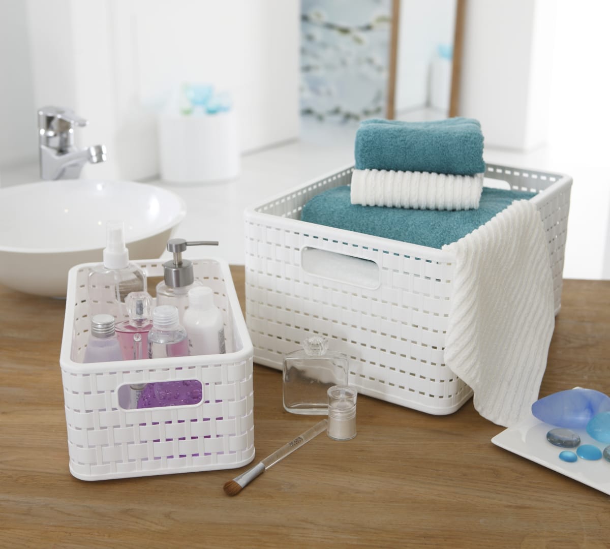 Bricocenter COUNTRY BASKET A4 36.8X27.8X19.1 CM WHITE