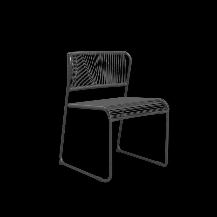 Bricocenter ARMCHAIR DUO NATERIAL Steel and wicker 50X59X71.5H cm anthracite