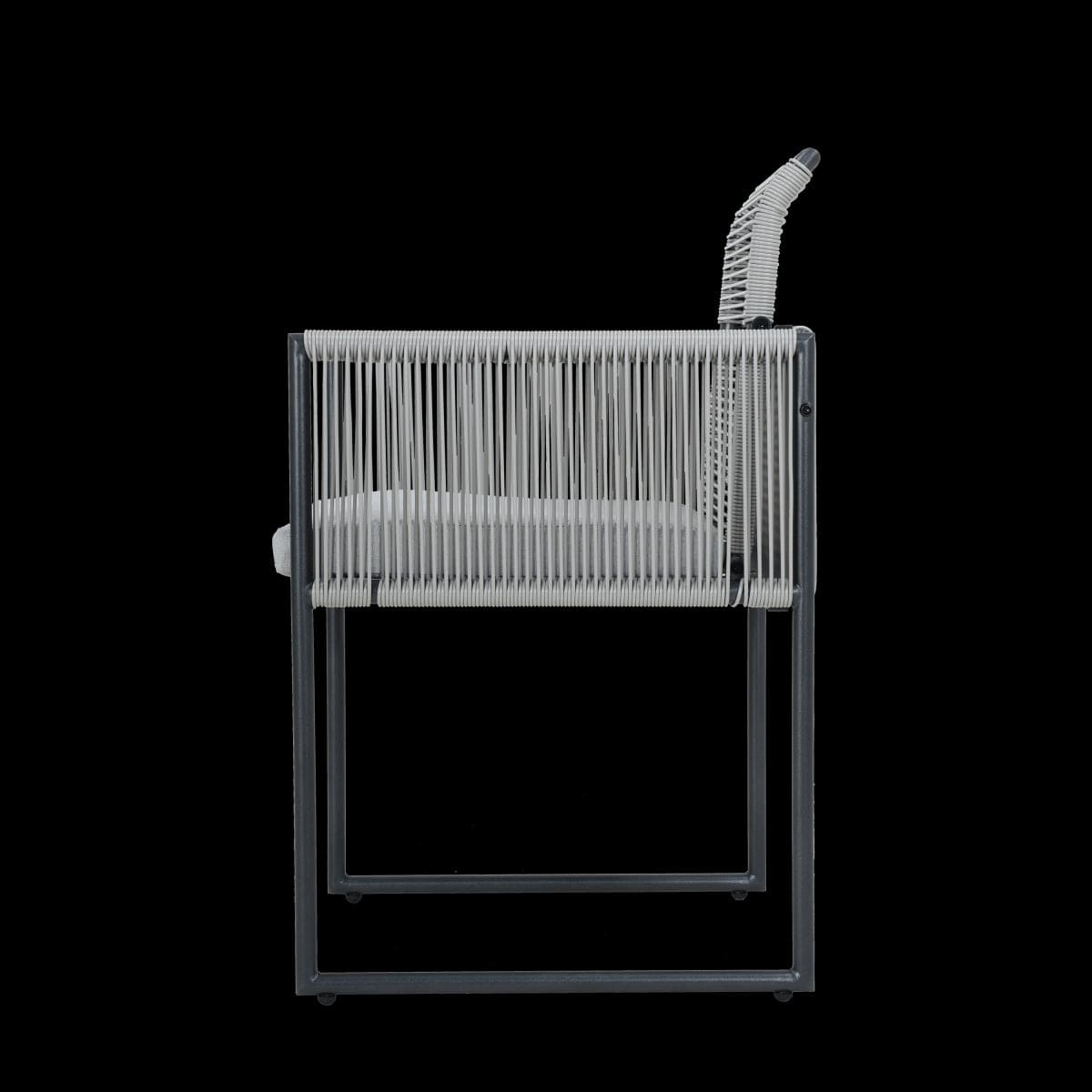 Bricocenter 4 SEATER DINING SET 110X110 TABLE WITH GLASS TOP AND 4 SYNTHETIC WICKER CHAIRS
