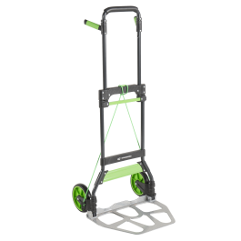 ALUMINIUM FOLDING TROLLEY STANDERS CAPACITY 100 KG STEEL PLATFORM